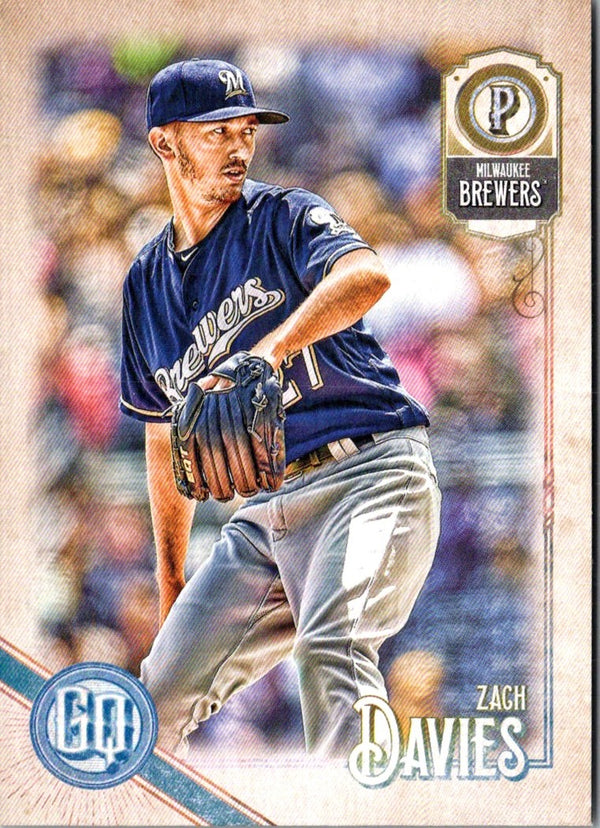 2018 Topps Gypsy Queen Green Zach Davies #11