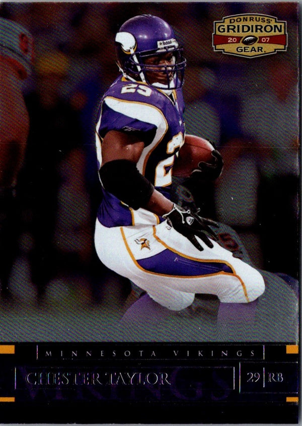 2007 Donruss Gridiron Gear Chester Taylor #24