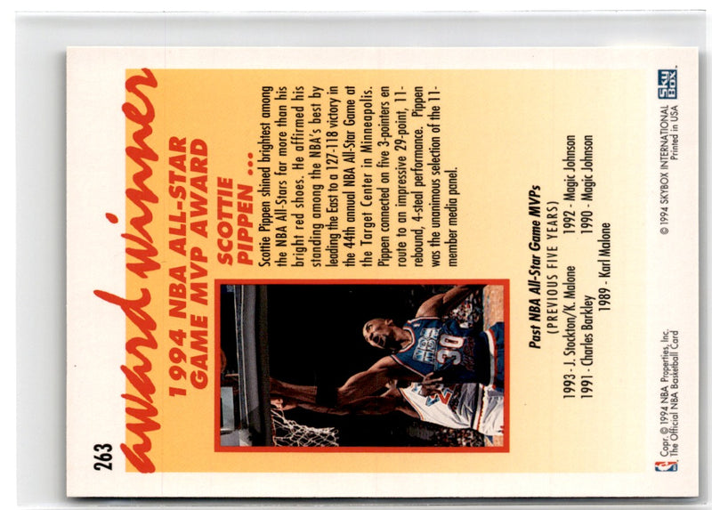 1994 Hoops Scottie Pippen