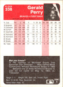 1985 Fleer Gerald Perry