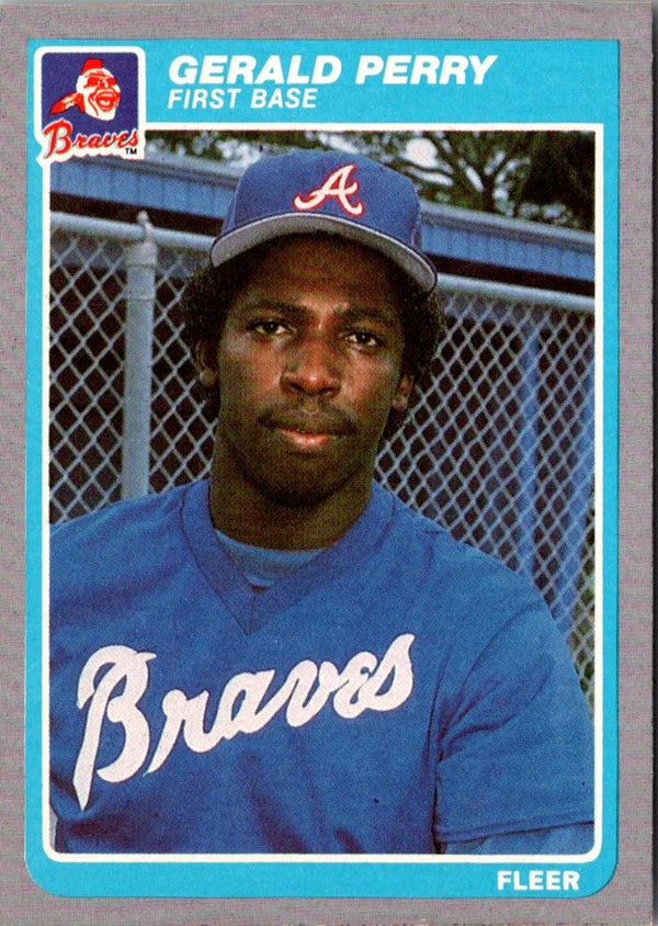 1985 Fleer Gerald Perry #338