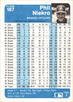 1984 Fleer Phil Niekro #187