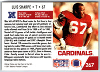 1991 Pro Set Luis Sharpe #267