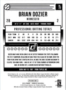 2017 Donruss Brian Dozier