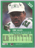 1991 Fleer Eric Allen #322
