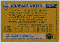 1982 Topps Charles White #75