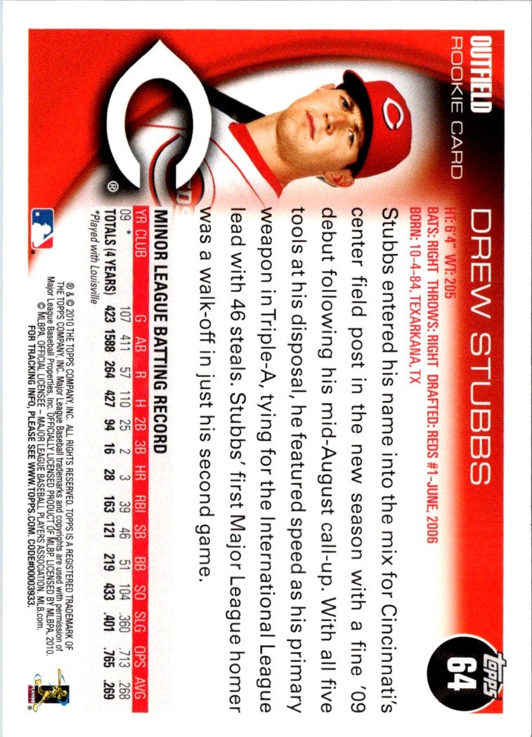 2010 Topps Drew Stubbs