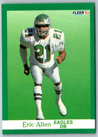 1991 Fleer Eric Allen #322