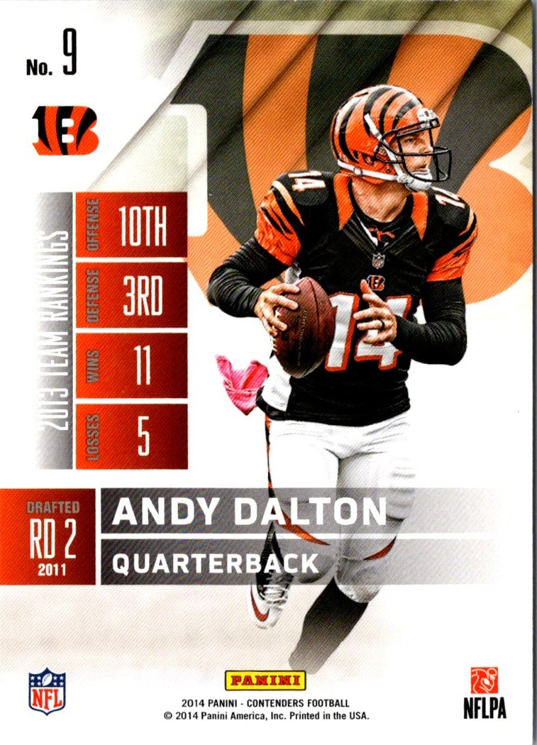 2014 Panini Contenders Andy Dalton