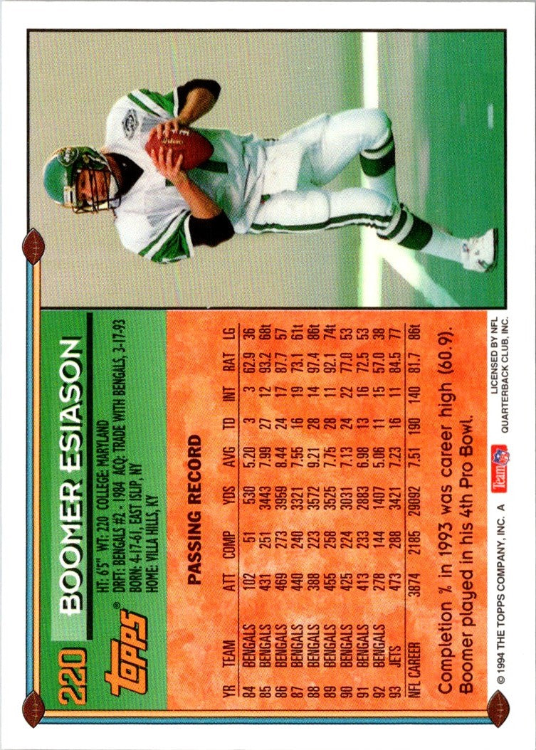 1994 Topps Boomer Esiason