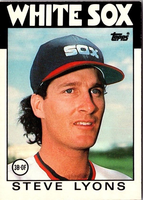 1986 Topps Traded Steve Lyons #67T