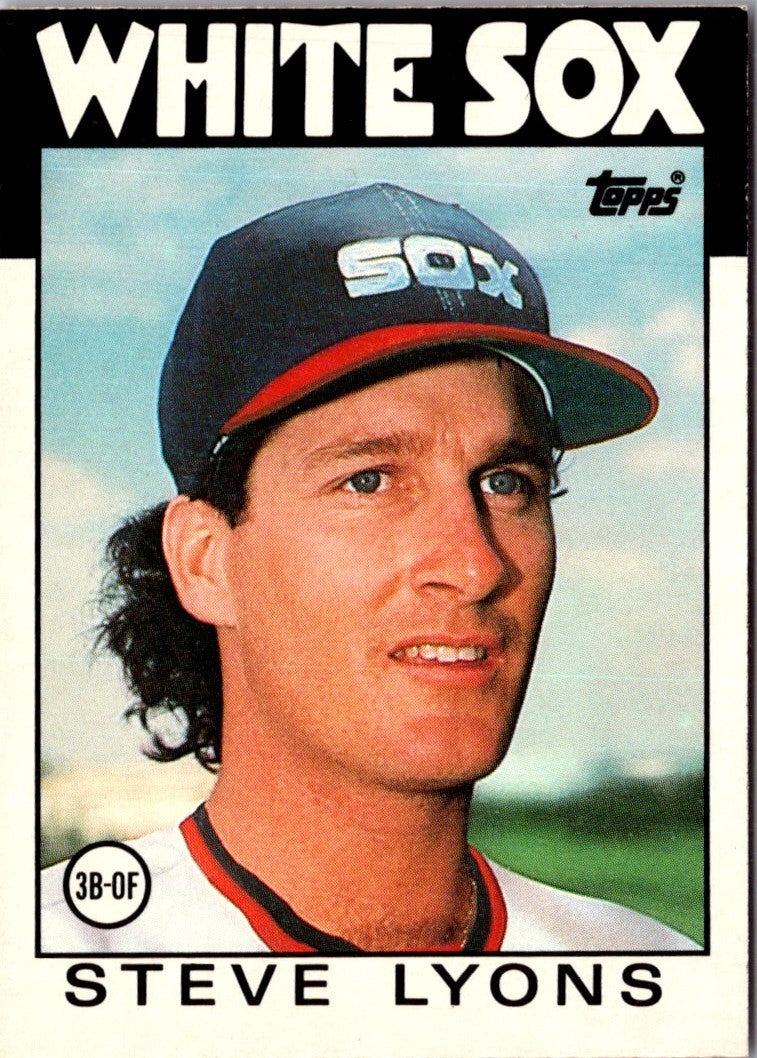 1986 Topps Traded Steve Lyons