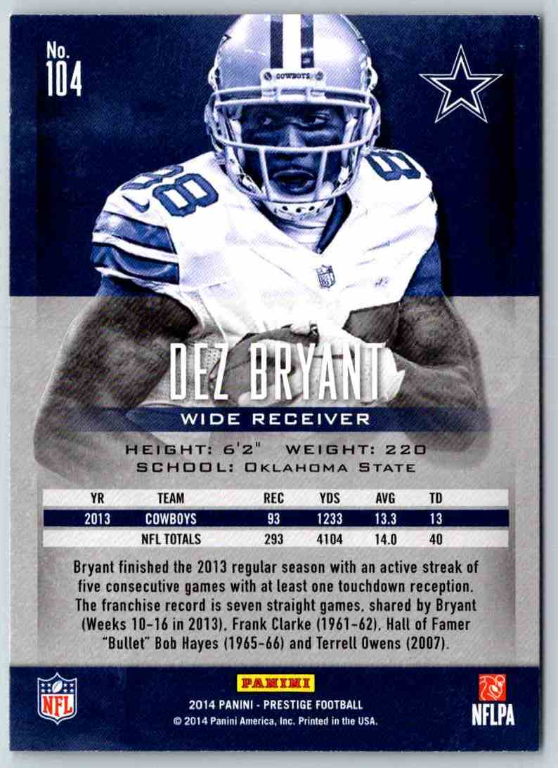 2014 Prestige Dez Bryant