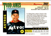 1993 Bowman Todd Jones #392
