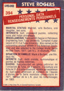 1984 O-Pee-Chee Steve Rogers