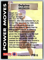 1993 Pro Set Power Moves Gold Robert Delpino #PM6