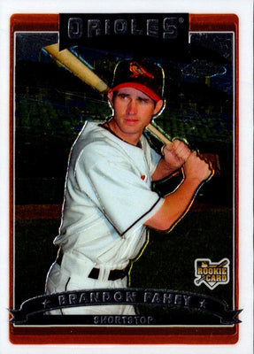2006 Topps Chrome Brandon Fahey #293 Rookie