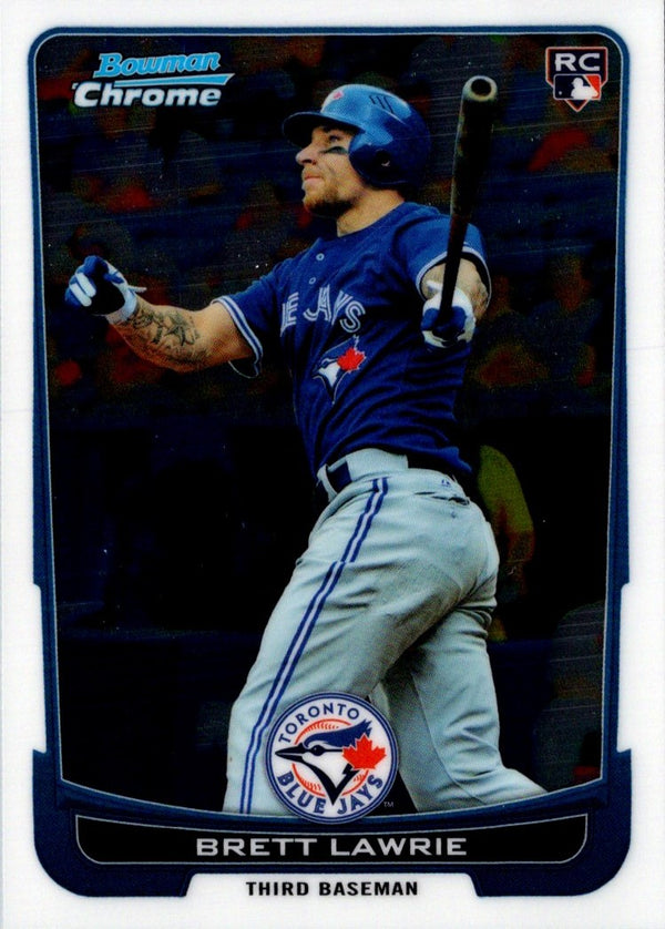 2012 Bowman Chrome Brett Lawrie #30 Rookie