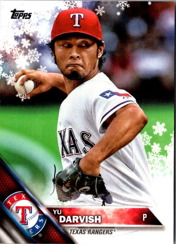 2016 Topps Holiday Baseball Yu Darvish #HMW114