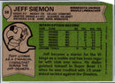 1978 Topps Jeff Siemon