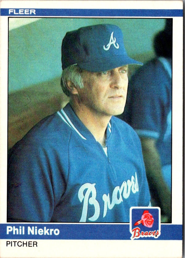 1984 Fleer Phil Niekro #187