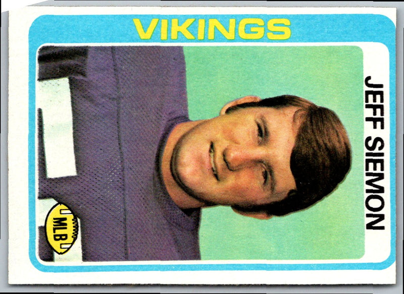 1978 Topps Jeff Siemon