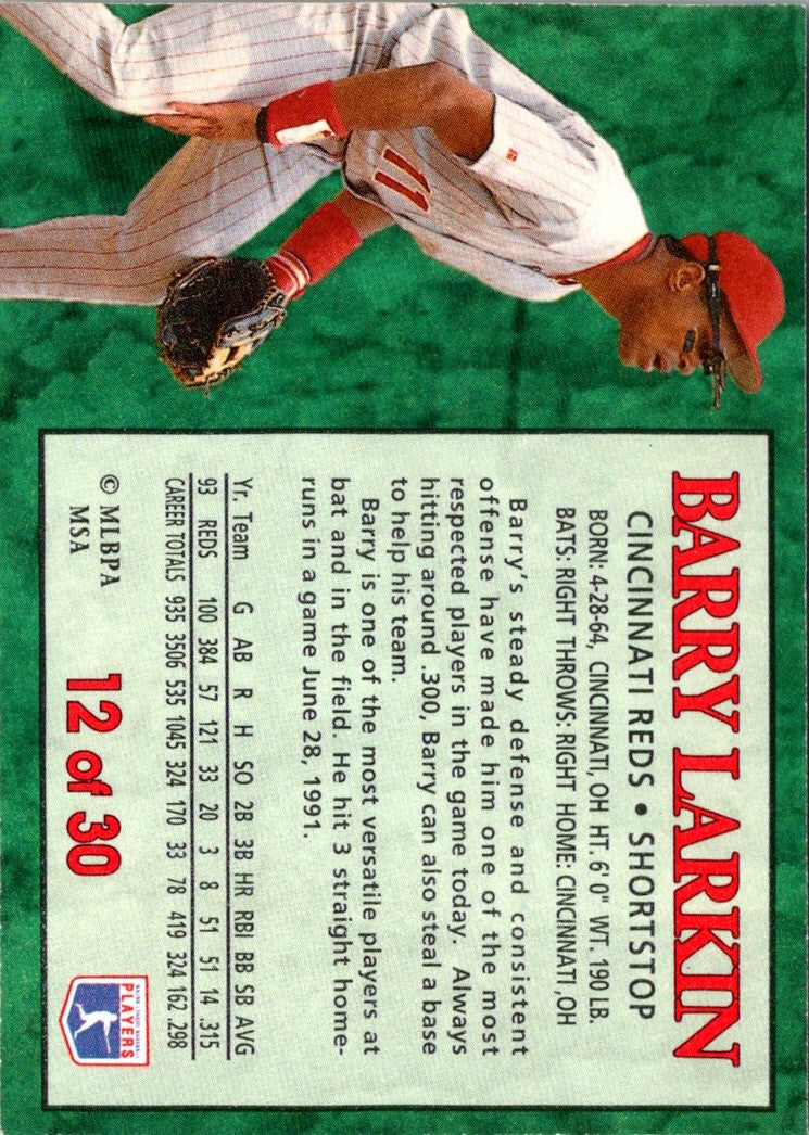 1994 Post Cereal Barry Larkin