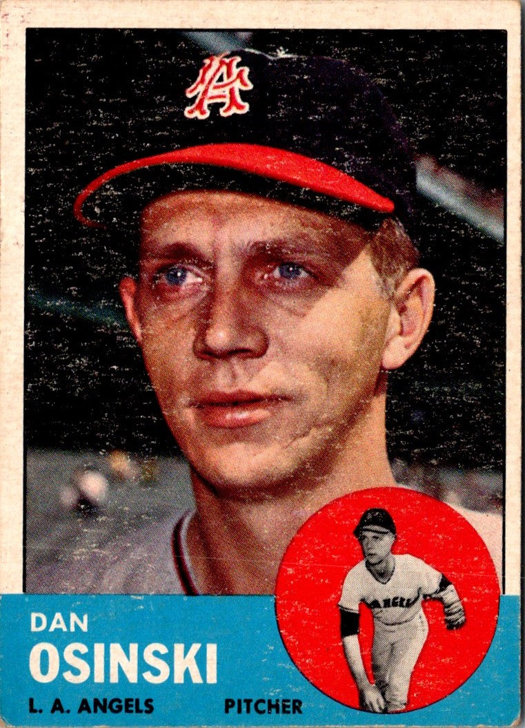 1963 Topps Dan Osinski