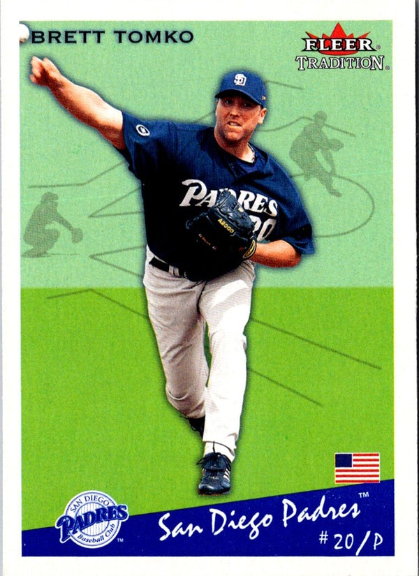 2002 Fleer Tradition Update Brett Tomko #U259