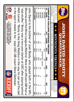 2008 Topps Kickoff John David Booty #171 Rookie