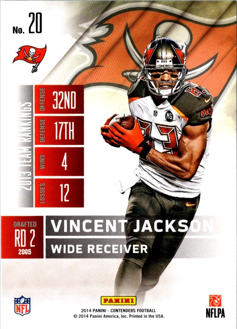 2014 Panini Contenders Vincent Jackson