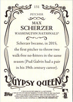 2016 Topps Gypsy Queen Max Scherzer #131