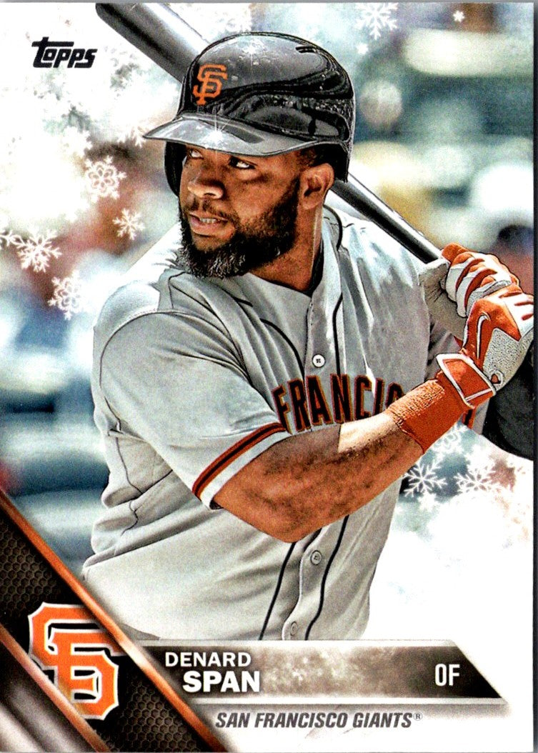 2016 Topps Holiday Baseball Denard Span