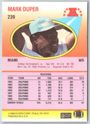 1990 Fleer Mark Duper