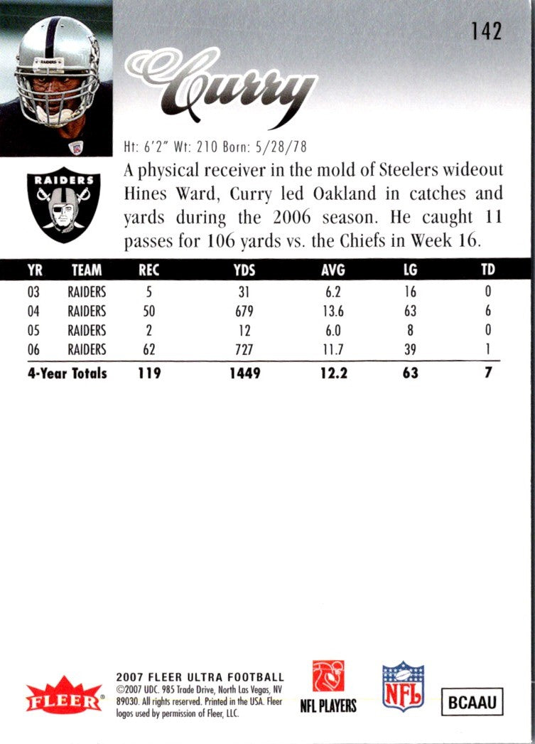 2007 Ultra Ronald Curry