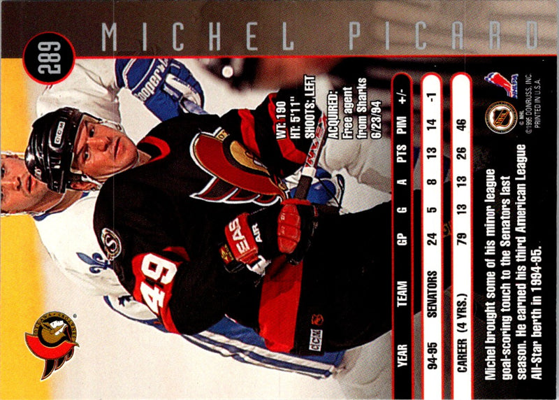 1995 Leaf Michel Picard