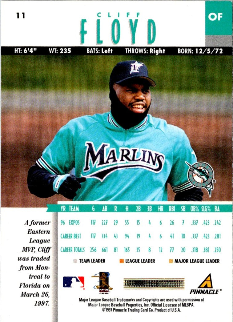 1997 New Pinnacle Cliff Floyd