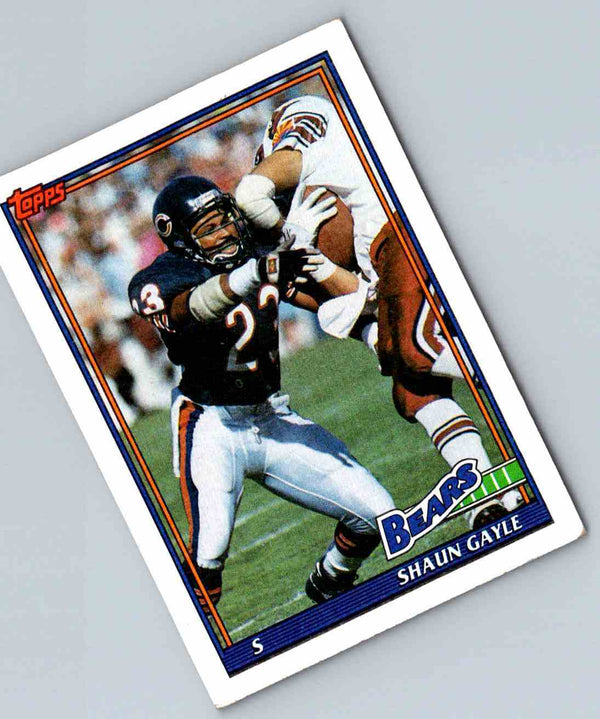 1991 Topps Football Shaun Gayle #160