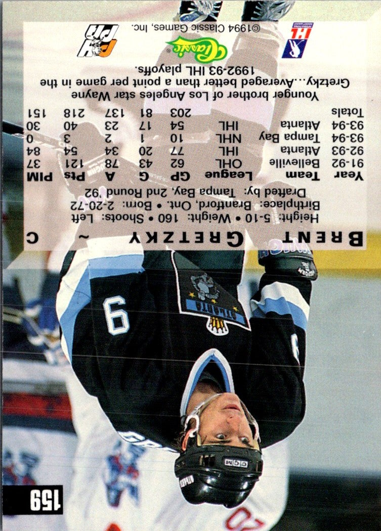 Classic Brent Gretzky