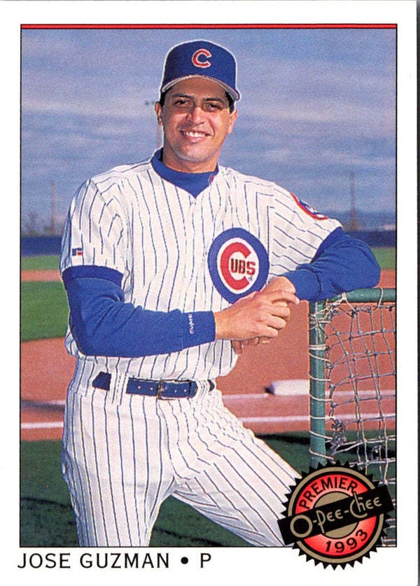 1993 O-Pee-Chee Premier Jose Guzman #23