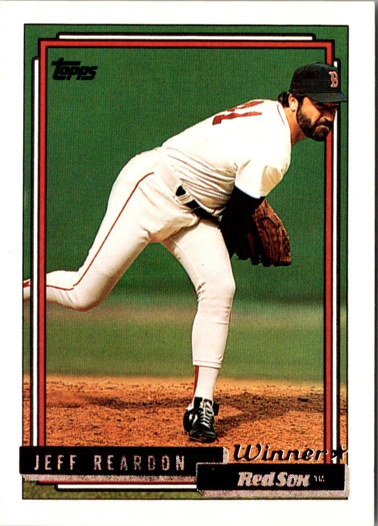 1992 Topps Jeff Reardon