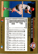 1992 Leaf Black Gold Wally Ritchie