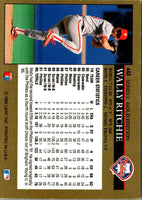 1992 Leaf Black Gold Wally Ritchie #443