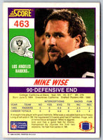 1990 Score Mike Wise #463