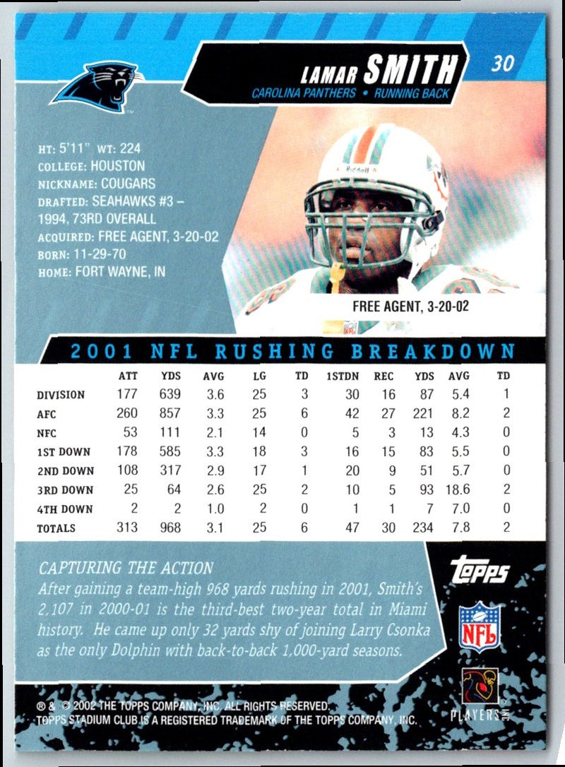 2001 Topps Debut Lamar Smith