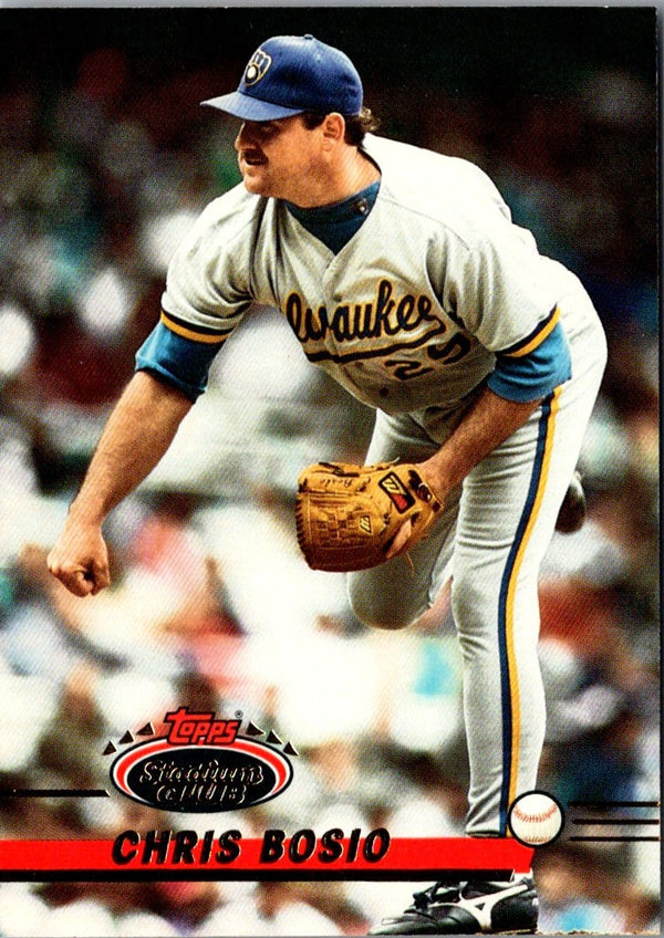 1993 Stadium Club First Day Production Chris Bosio #79