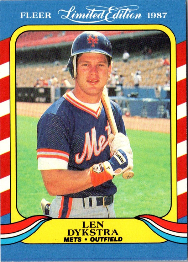 1987 Fleer Limited Edition Len Dykstra #13