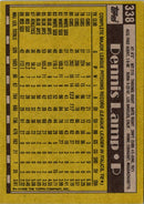 1990 Topps Dennis Lamp