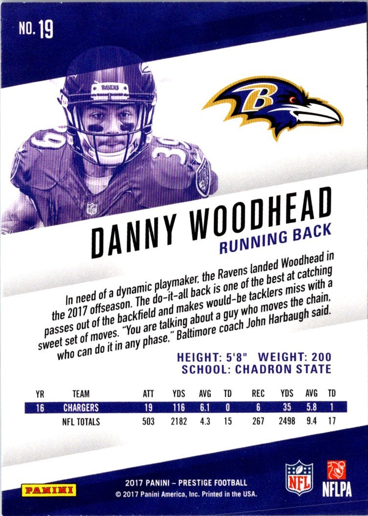 2017 Panini Prestige Danny Woodhead