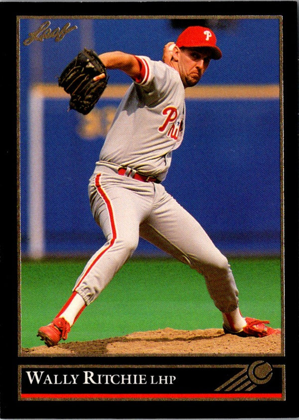 1992 Leaf Black Gold Wally Ritchie #443